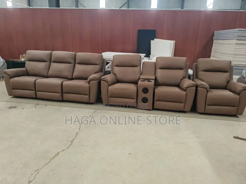 Electric Leather Recliner Sofa