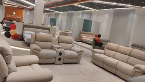 Manuel Recliner Leather Sofa 6 Seaters