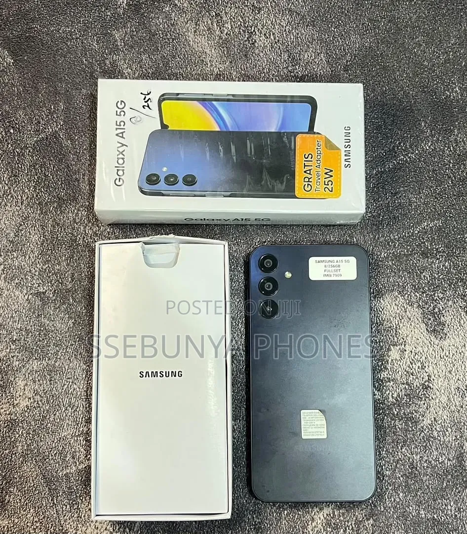 New Samsung Galaxy A15 5G 256 GB Black