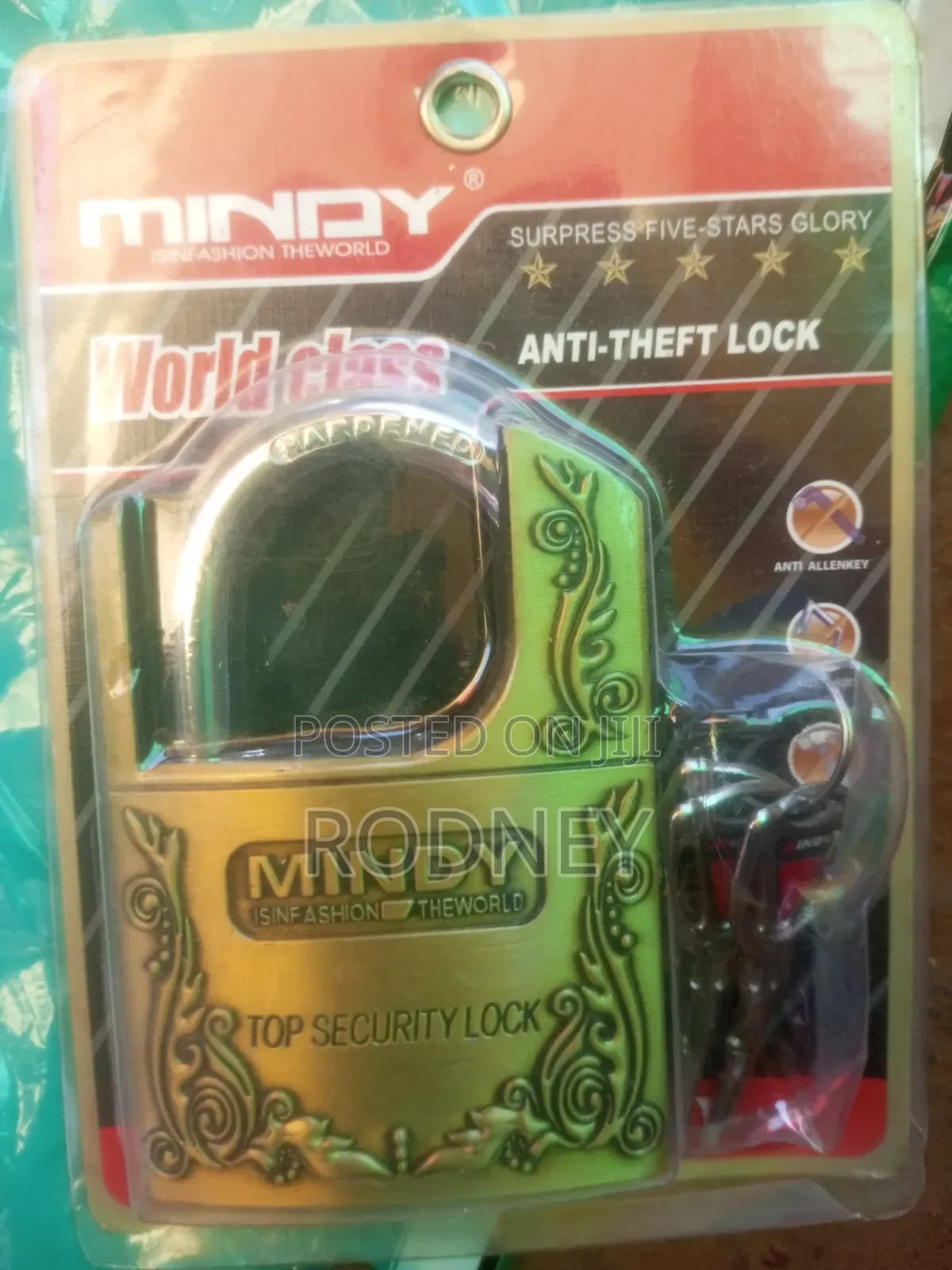 Mindy Gold Padlock