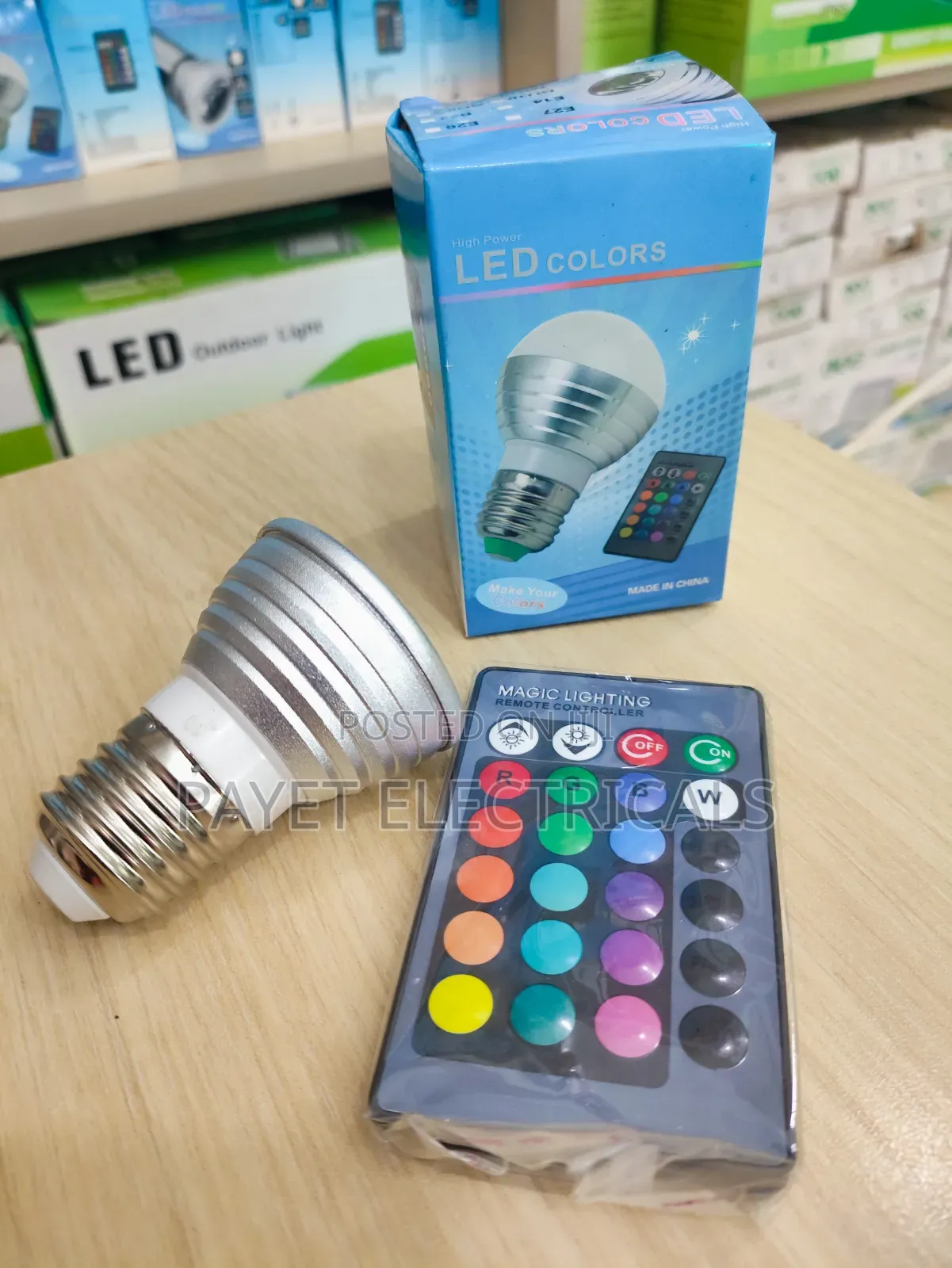 LED Bulb With Multi Colours for Bars