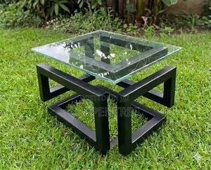 Designer Table, German Quality Ugandan Made, 1cm Glass Top