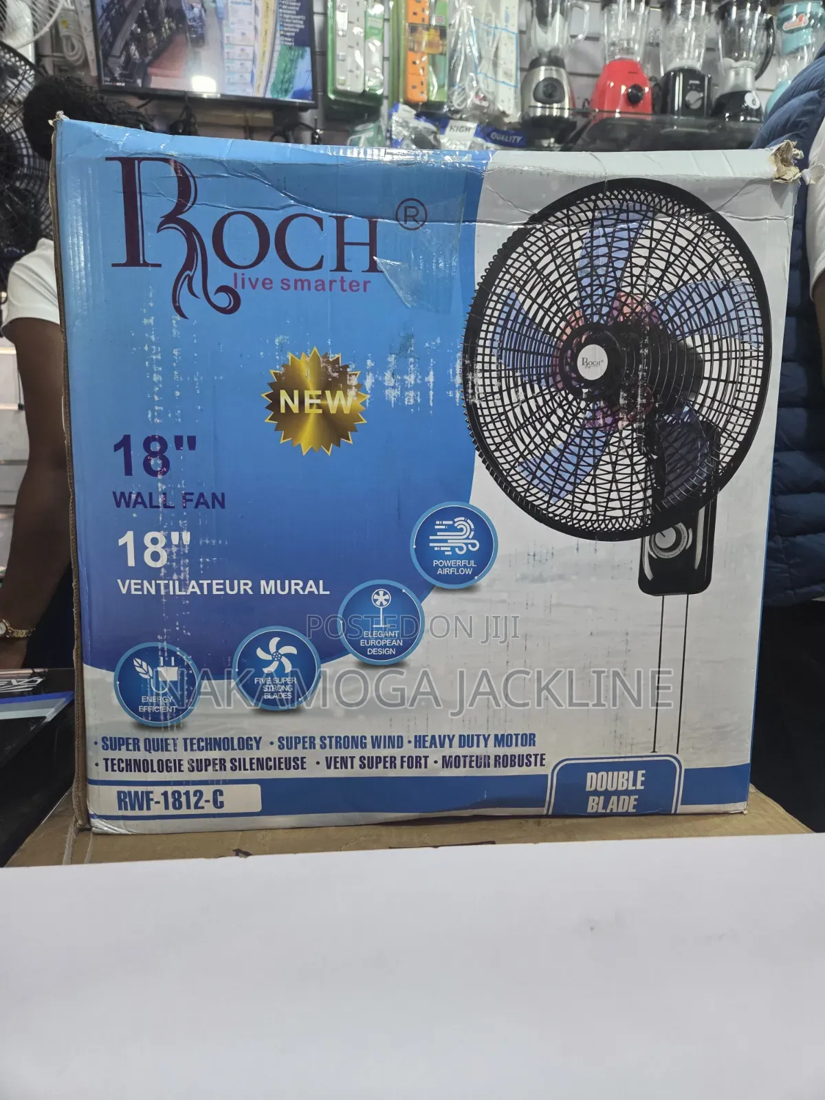 Rochi Wall Fan 18 Ich