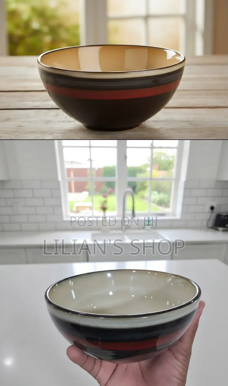 Everston 6pcs Soup/Cereal Bowl