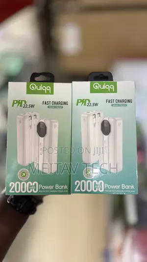 Quiqq PowerBank 20000mAh Portable Fast-Charging
