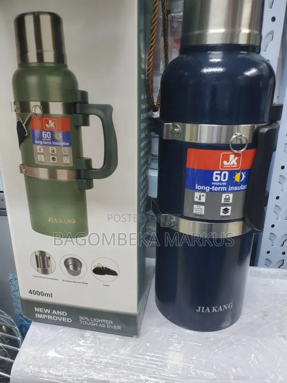 FLASK Stainless,4litre
