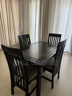 Dining Table + 4 Chairs Premium Quality