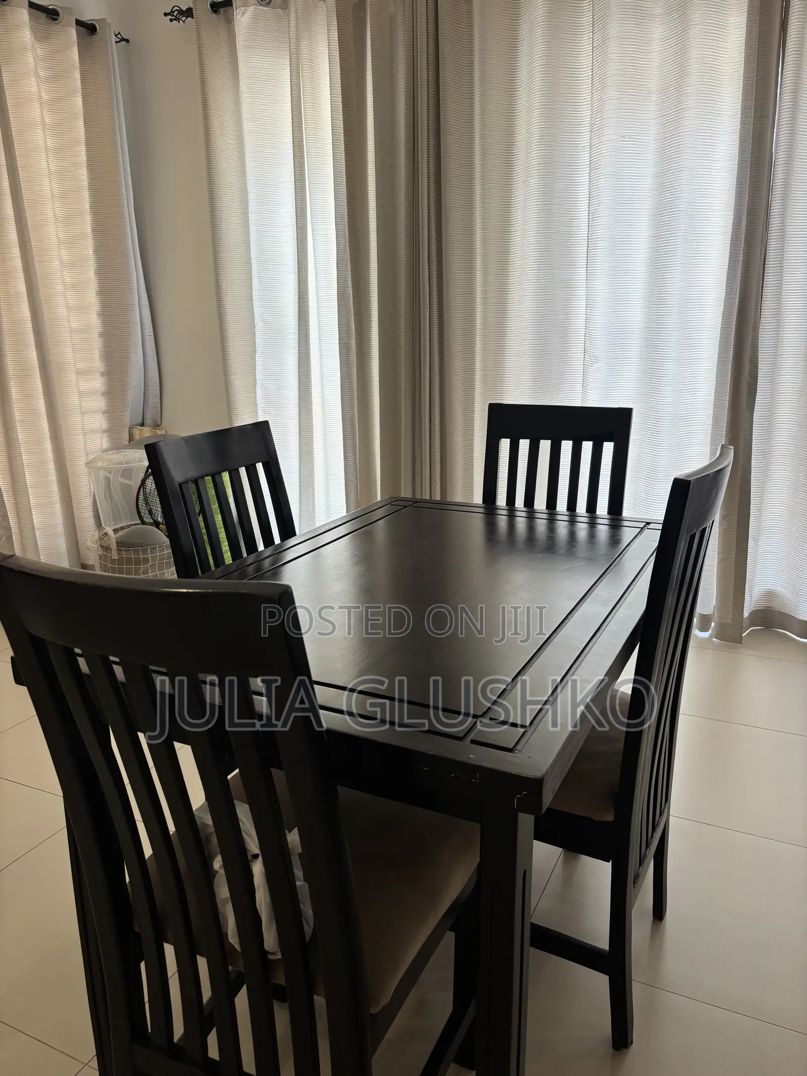 Dining Table + 4 Chairs Premium Quality