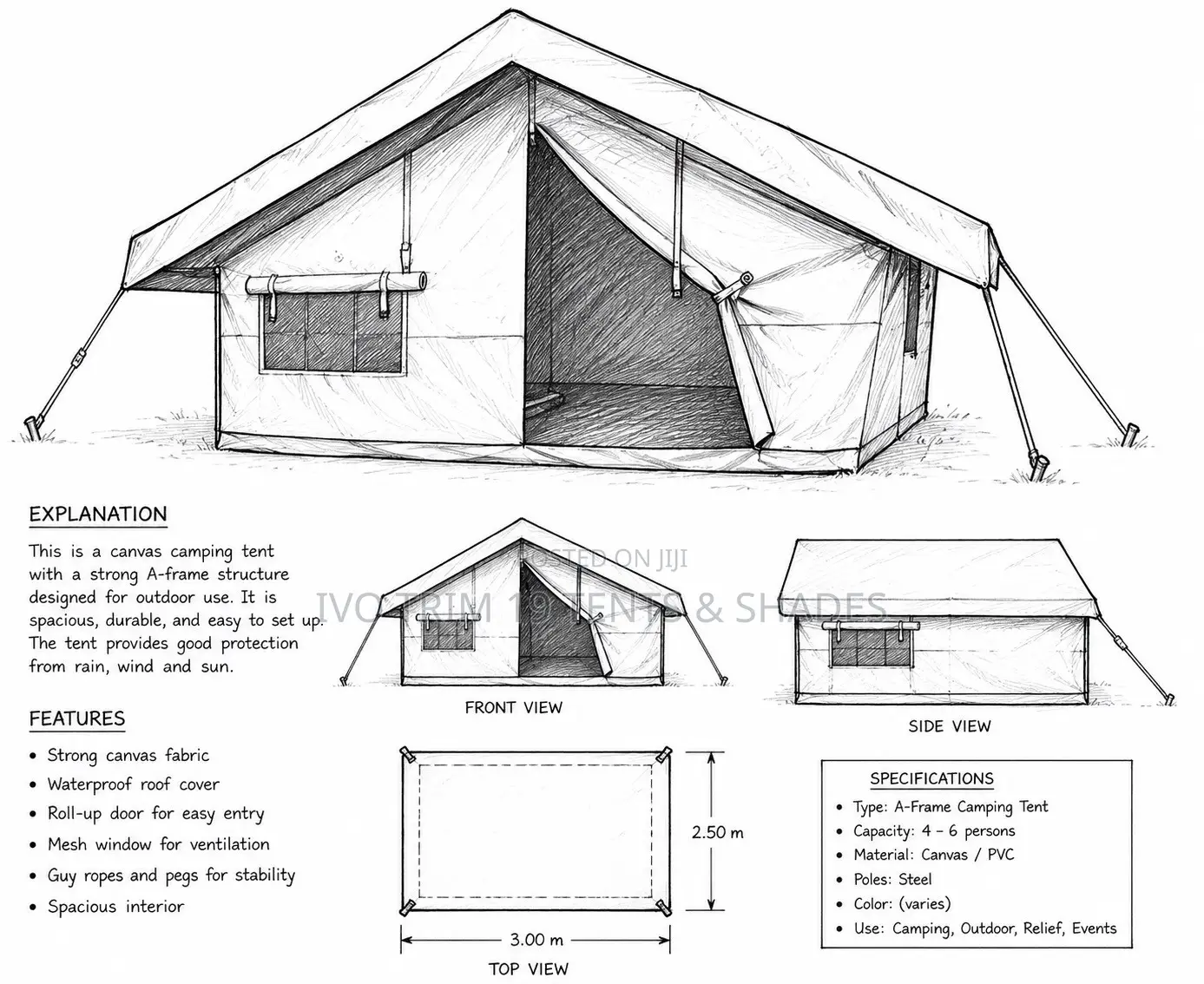 Canvas Camping Tent