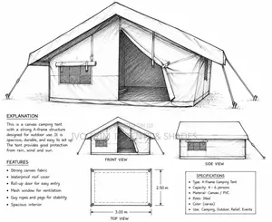 Canvas Camping Tent
