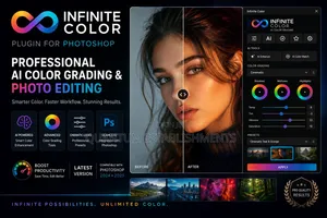 Infinite Color Plugin for Photoshop | Professional AI Color Grading