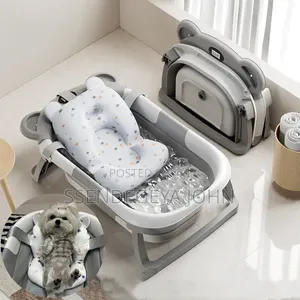 Portable, Collapsible Baby Bathtub