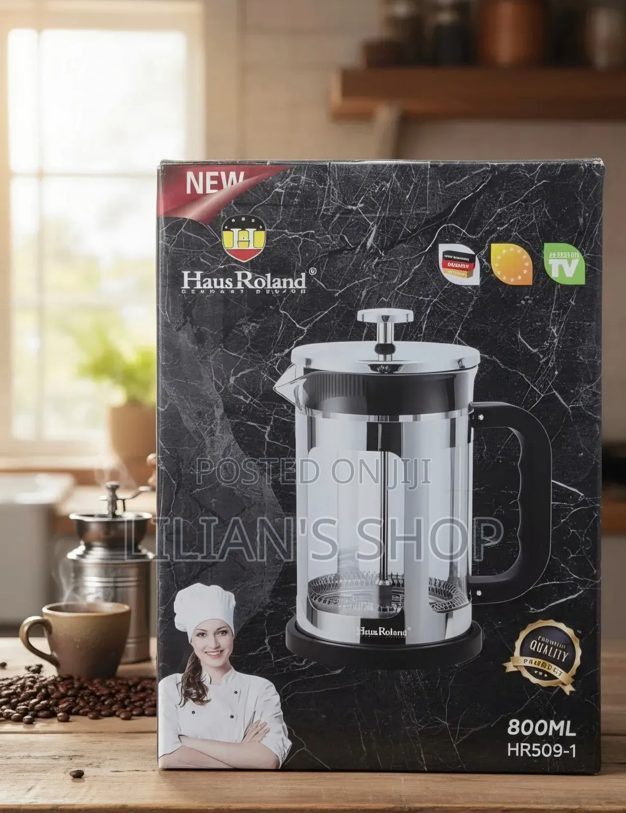 Haus Roland 800ml French Press Coffee Maker