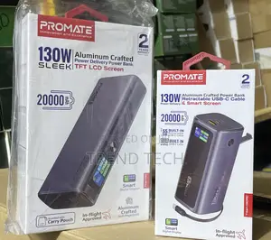 Promate 130w/20,000mah Power Bank