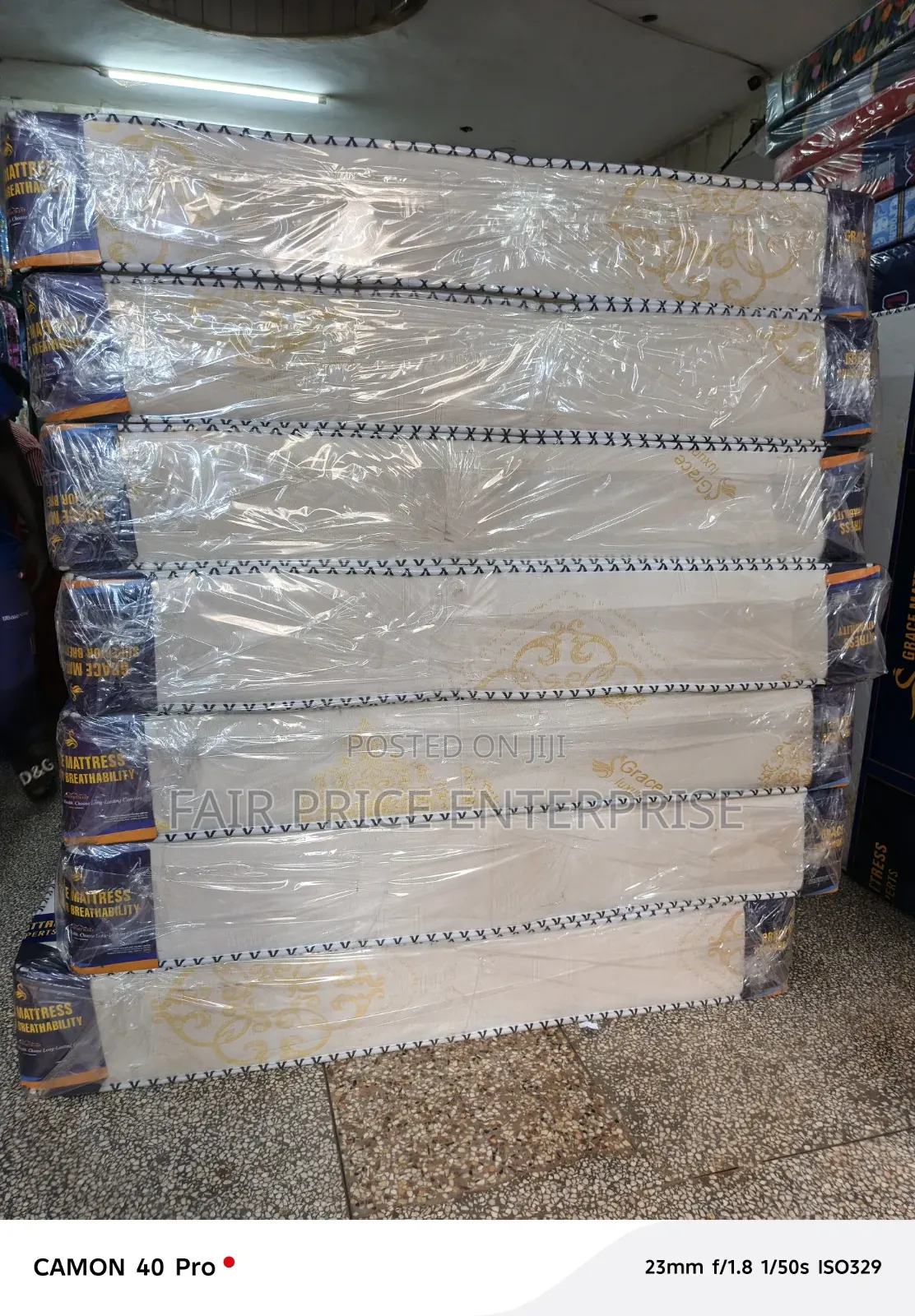Grace Foam Mattress 4x6 By6 Inches. Fiber Mattresses High Density