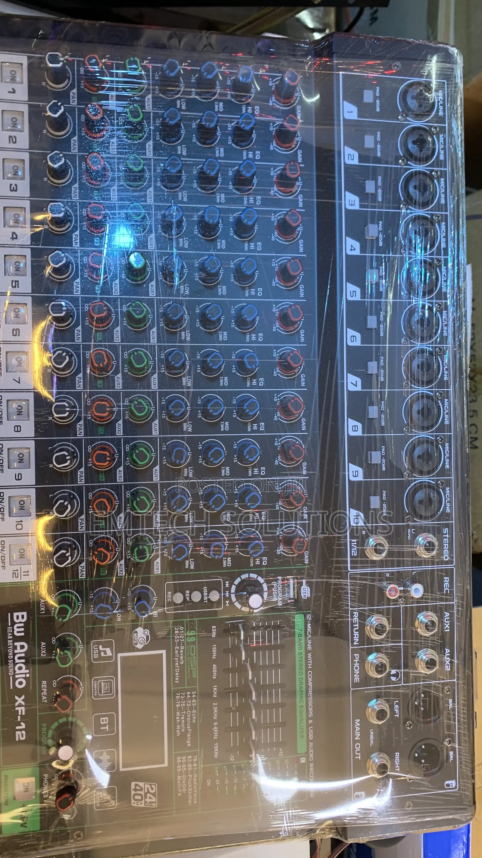 BW Audio 12 Channel Mixer