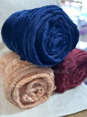 Smooth Throw Blankets Navy Blue