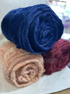 Smooth Throw Blankets Navy Blue