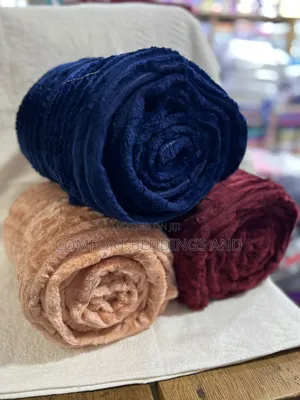 Smooth Throw Blankets Navy Blue