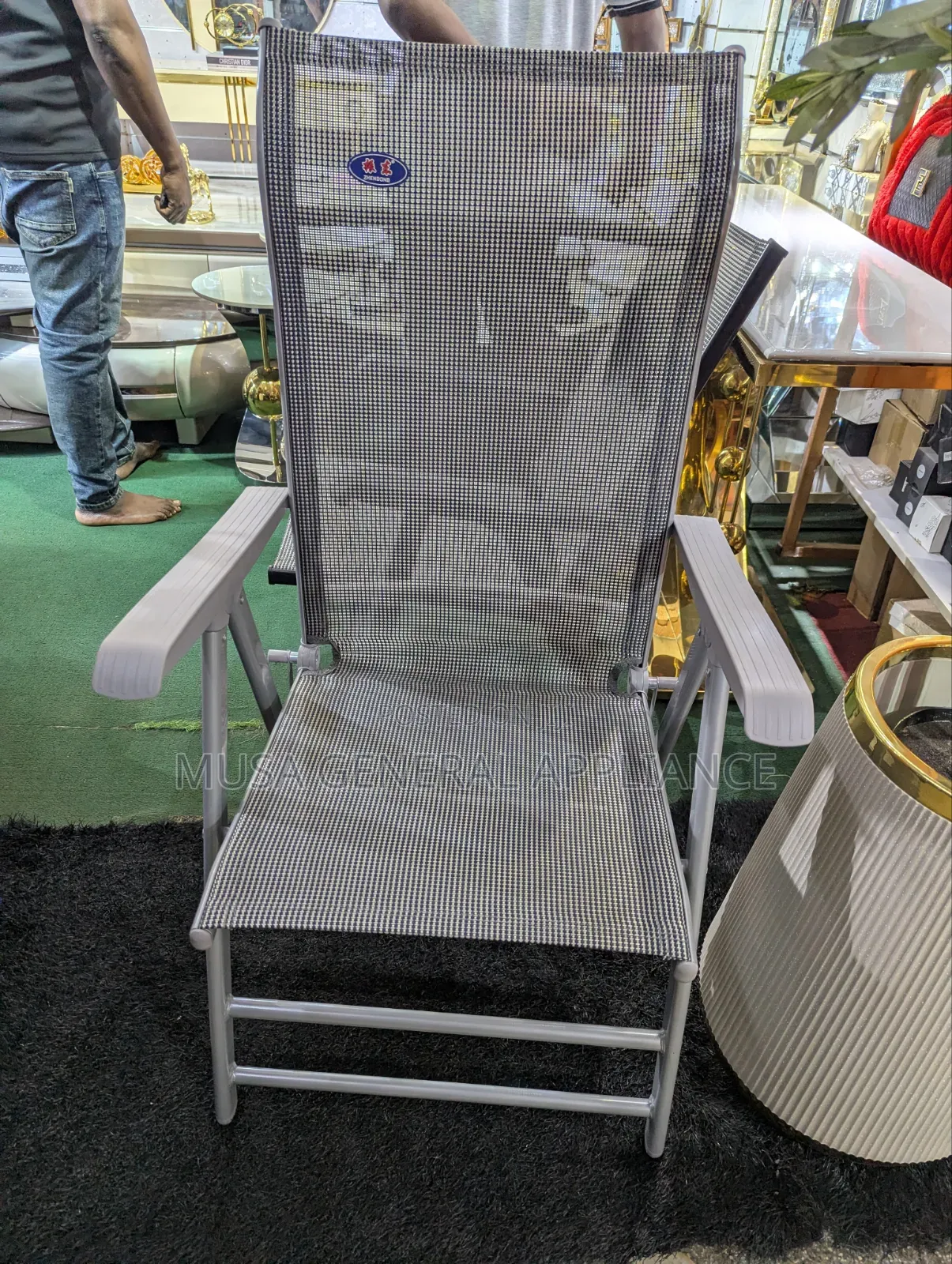 Textilene Seat and an Adjustable Metal Frame
