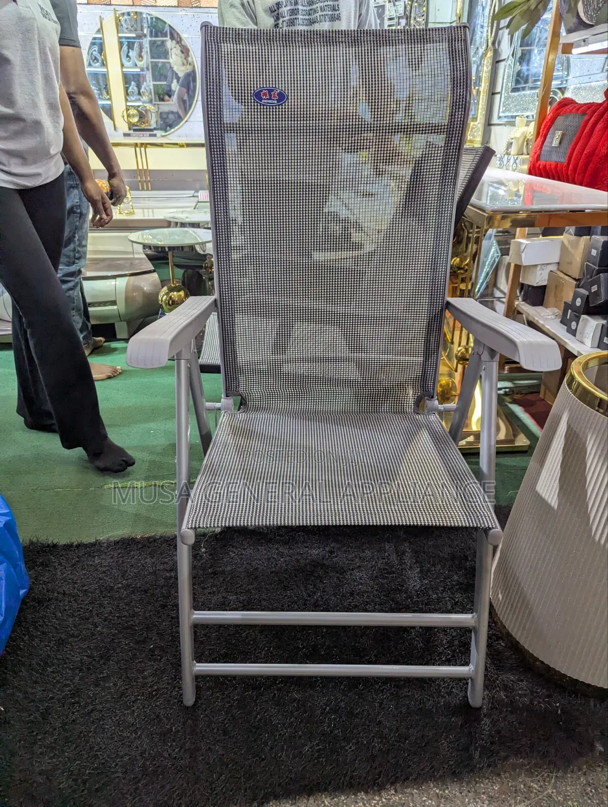 Textilene Seat and an Adjustable Metal Frame