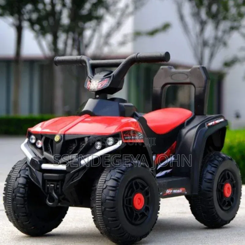 Blue Electric Ride-on ATV Toy Quad Bike