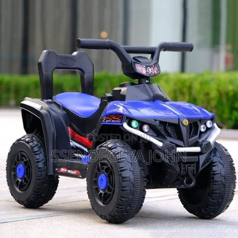 Blue Electric Ride-on ATV Toy Quad Bike