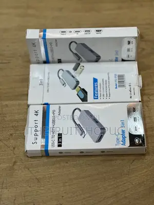 3-in-1 USB Type-C Adapter – Hdmi Multiport Hub