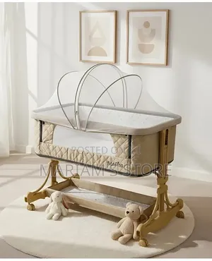 Bsby Crib Bedside Bassinet With , a Protective Mosquito Net