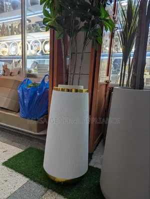Ribbed Decorative Floor Planter Pot