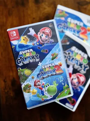 Super Mario Galaxy + Super Mario Galaxy 2 Nintendo Switch 2 Game CDs