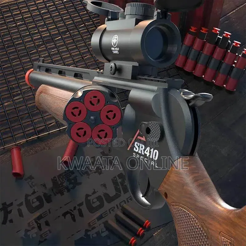 SR410 Shotgun Revolver Nerf Blaster Manual Toy Gun