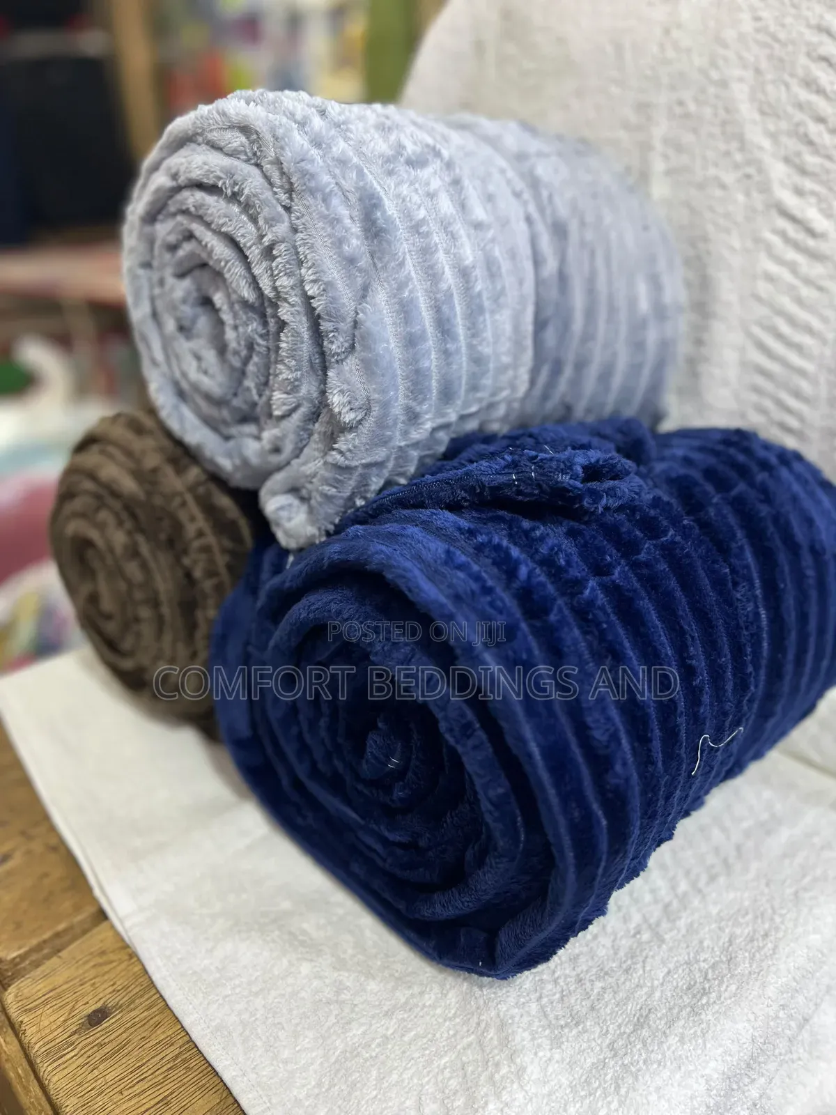 Smooth Throw Blankets Light Gray