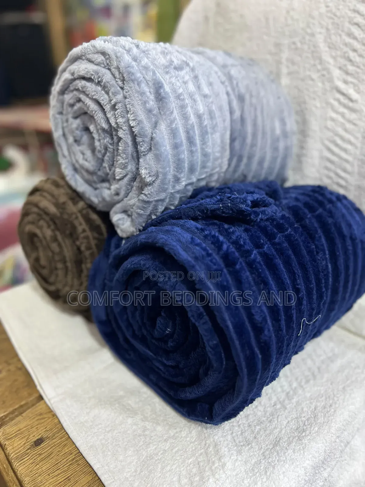 Smooth Throw Blankets Light Gray
