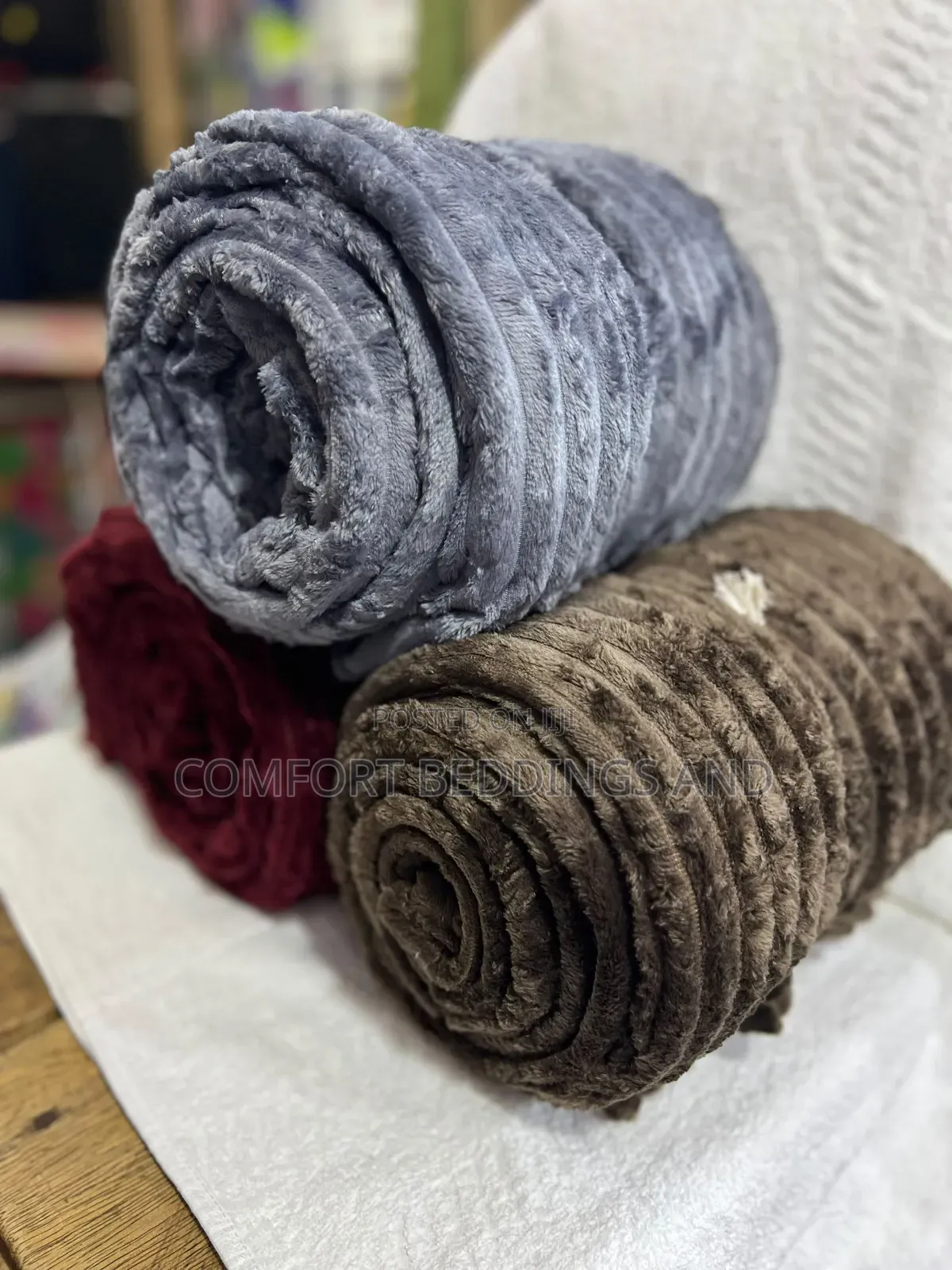 Smooth Throw Blankets Dark Gray