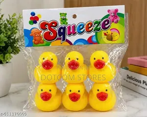 9-Piece Rubber Duck Bath Toy Set