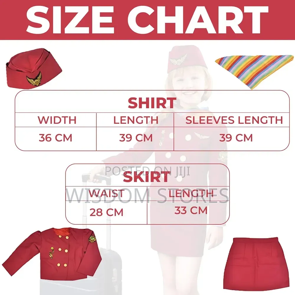 Air Hostess Dress Up Costume