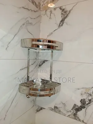 Two-Tier Polished Chrome or Stainless Steel (SUS 304