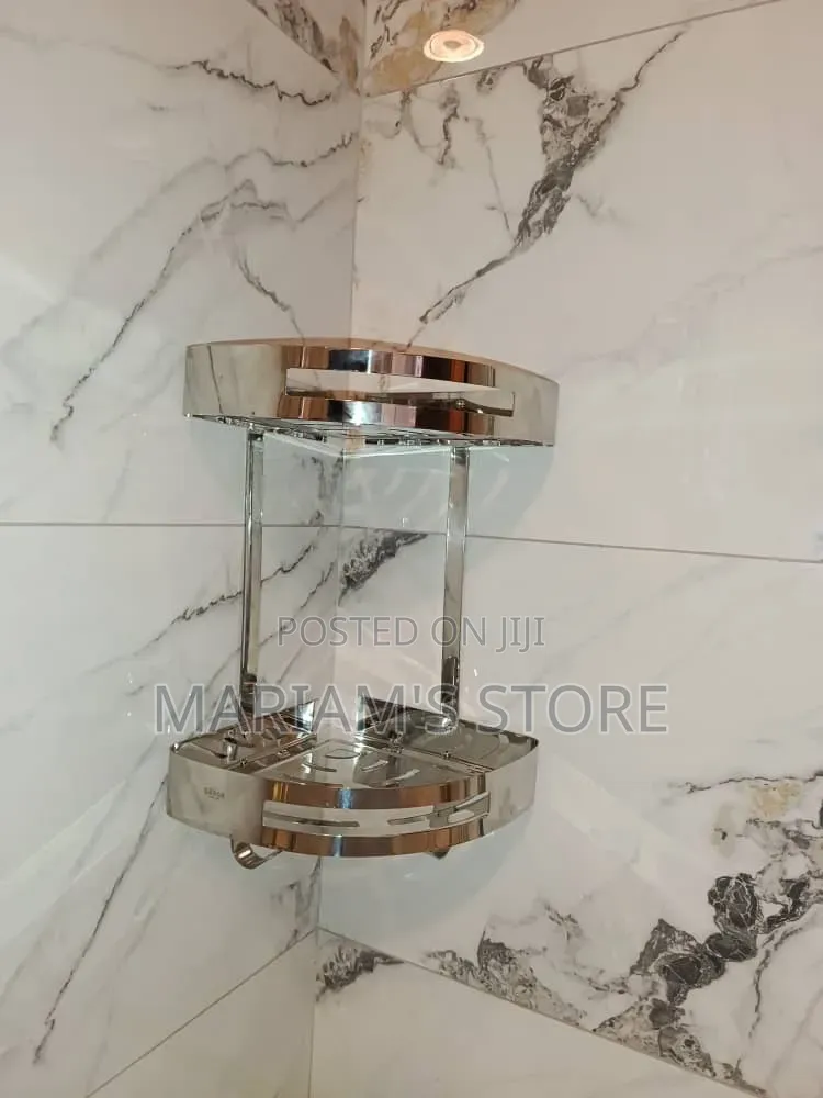 Two-Tier Polished Chrome or Stainless Steel (SUS 304
