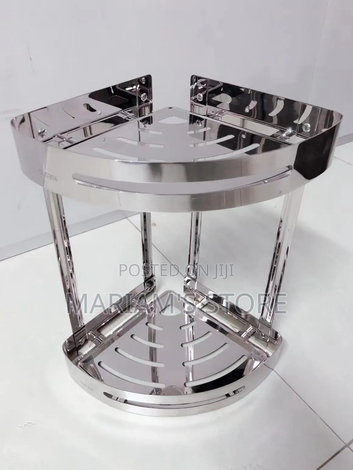 Two-Tier Polished Chrome or Stainless Steel (SUS 304