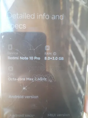Xiaomi Redmi Note 10 Pro 256 GB Gray