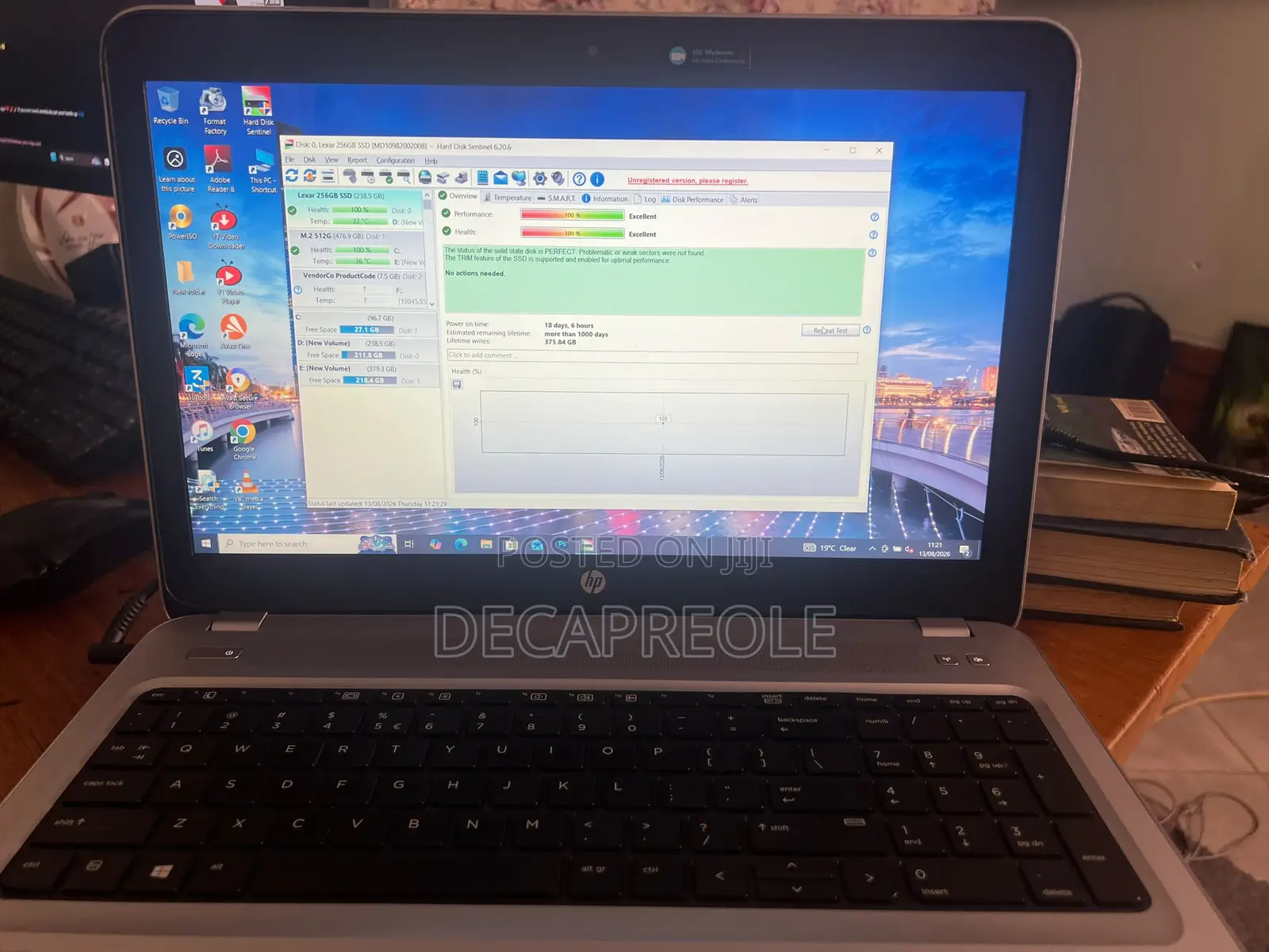 Laptop HP ProBook 450 8GB Intel Core i5 SSD 512GB