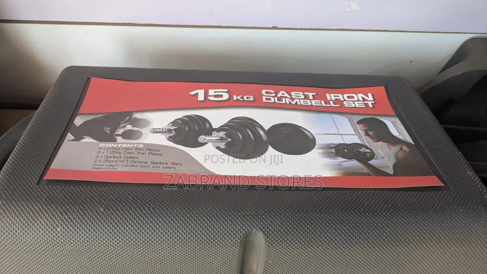 15kgs Cast Iron Dumbbell Set