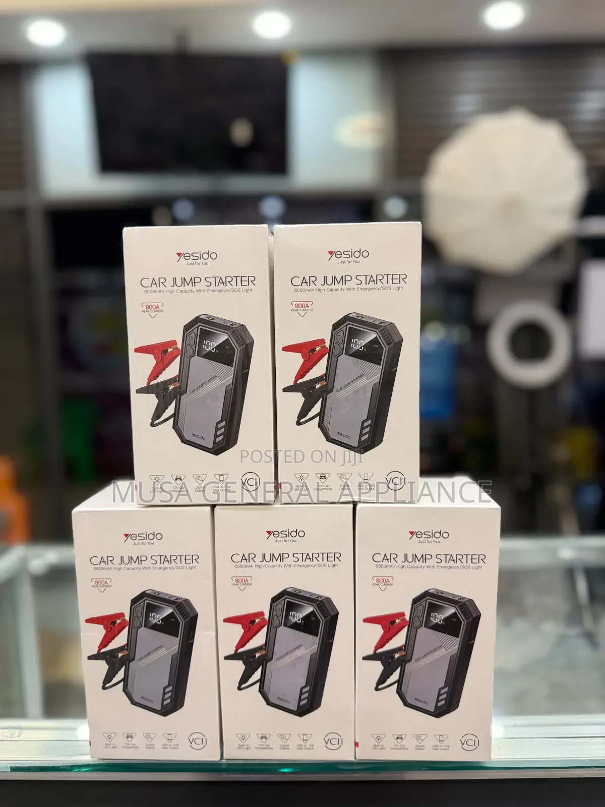 Yesido VC11 6000mAh Car Jump Starter Portable Power Bank