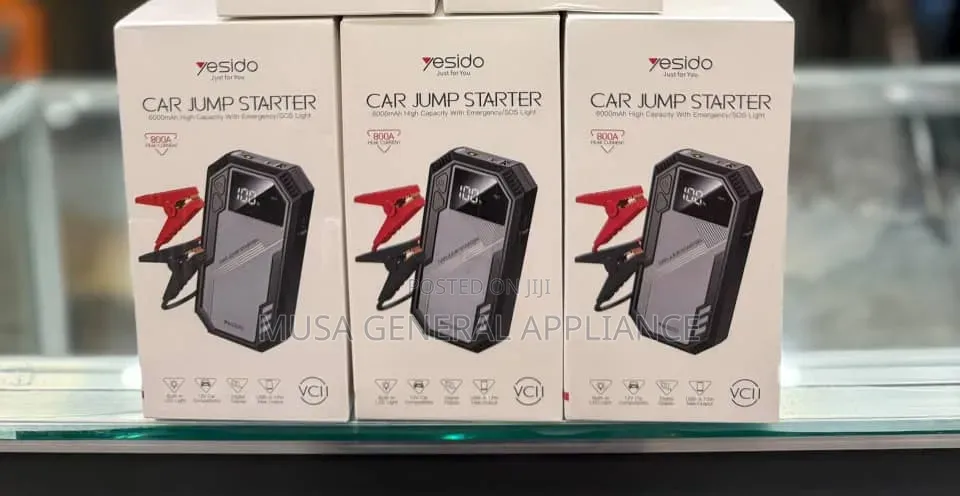 Yesido VC11 6000mAh Car Jump Starter Portable Power Bank