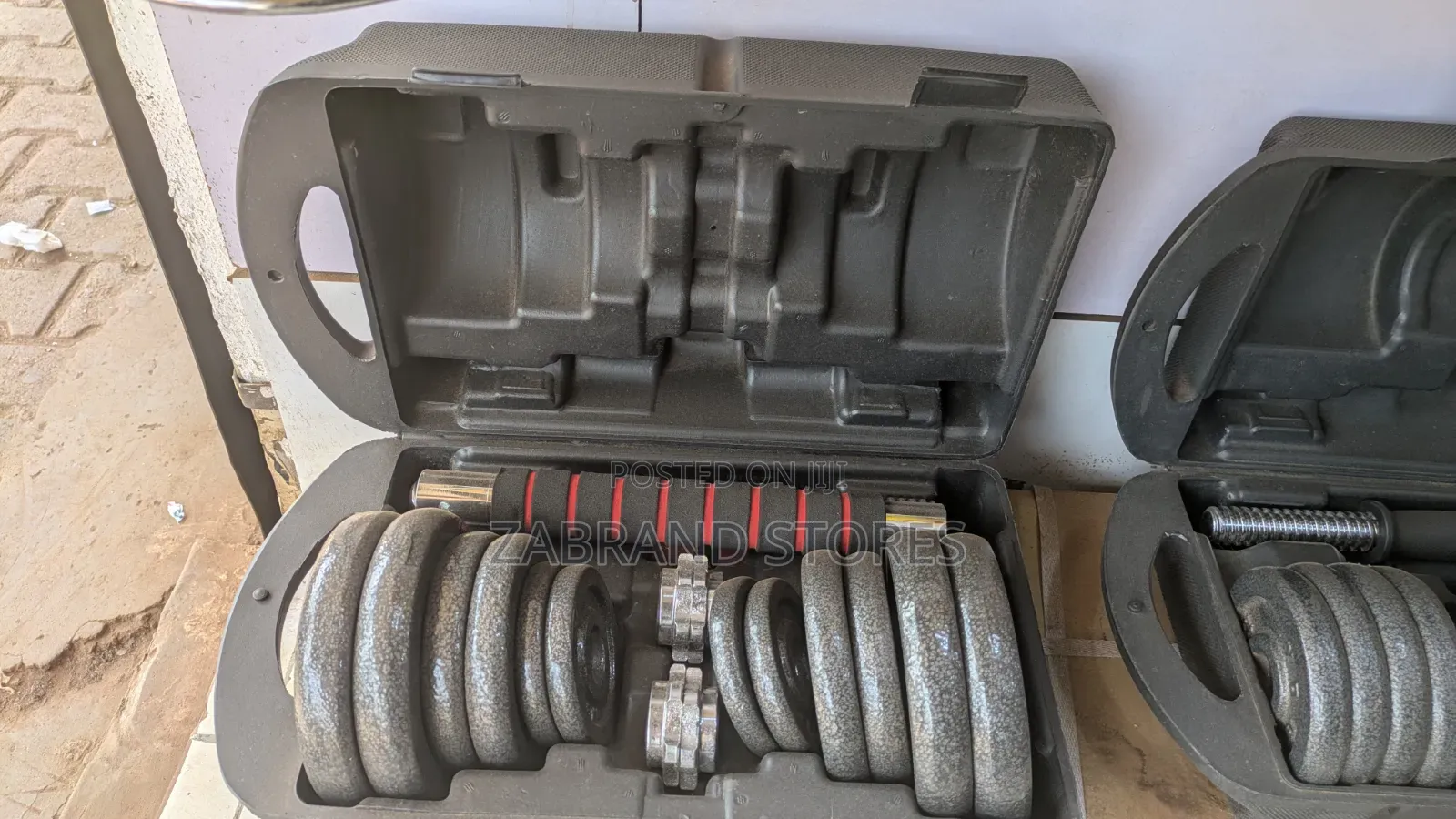 20kgs Adjustable Cast Iron Dumbbell Set