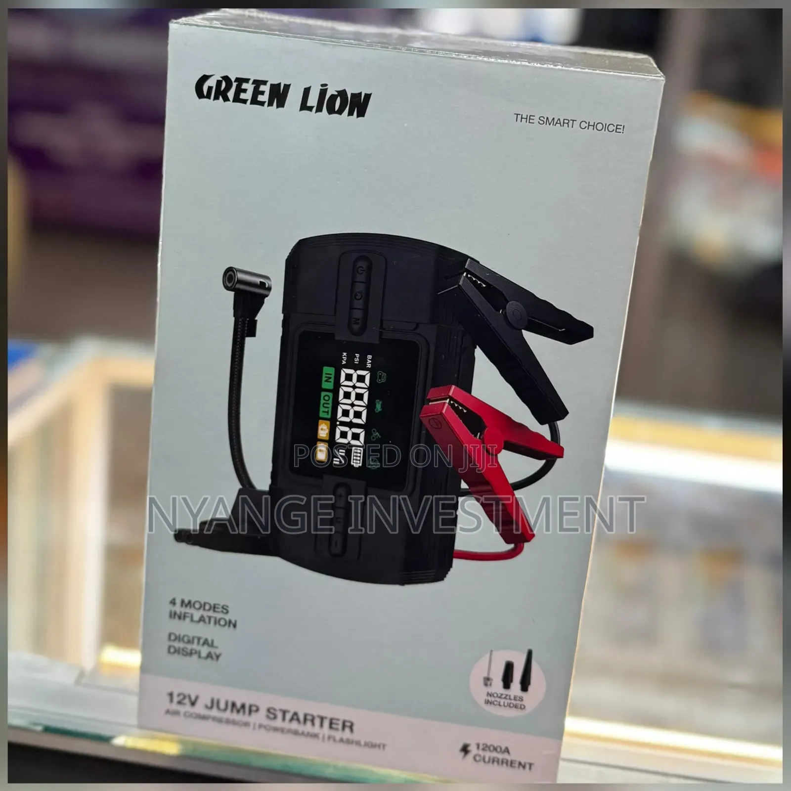 Green Lion 12V Car Jump Starter 12000 mAh -