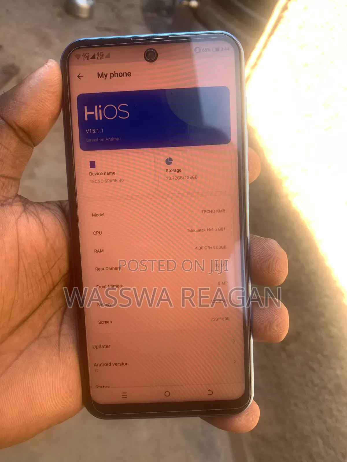New Tecno Spark 40 128 GB Blue