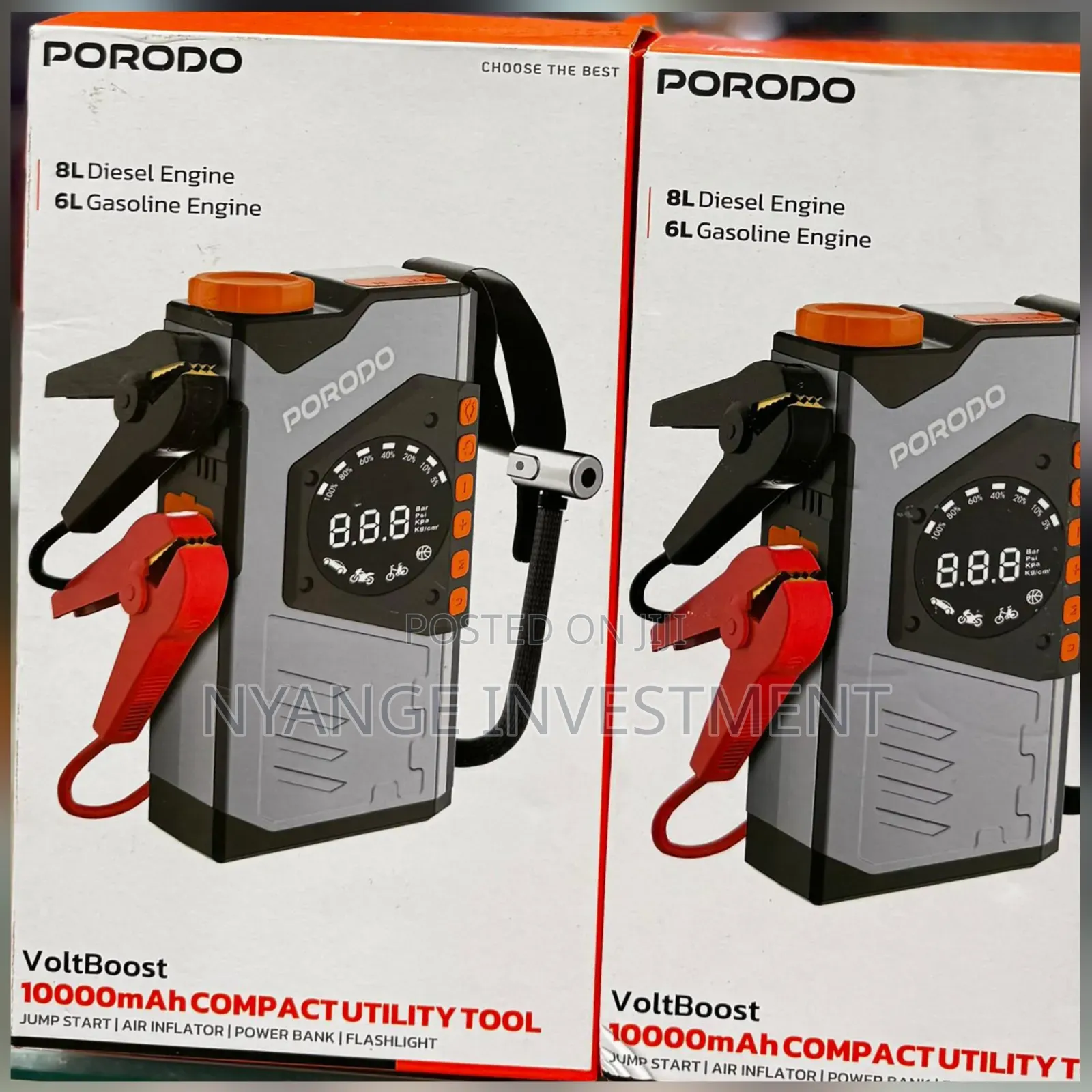 Porodo VoltBoost 10000mAh Car Inverter