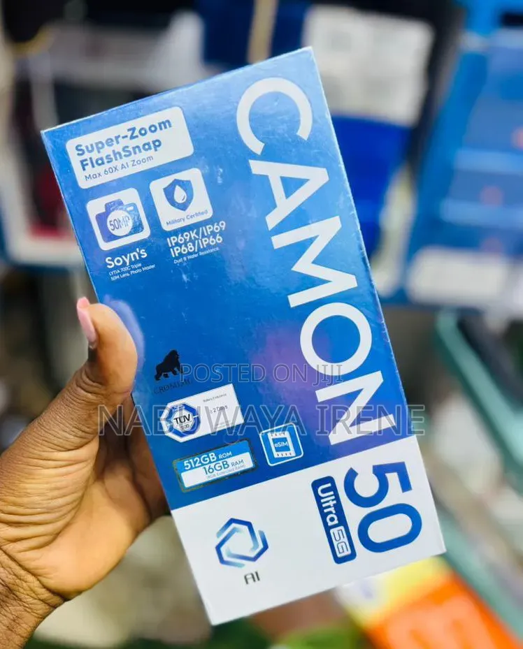 New Tecno Camon 50 Ultra 512 GB Black